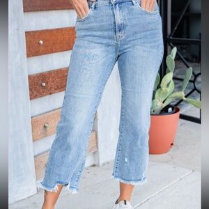 NWT Risen Crop Jeans